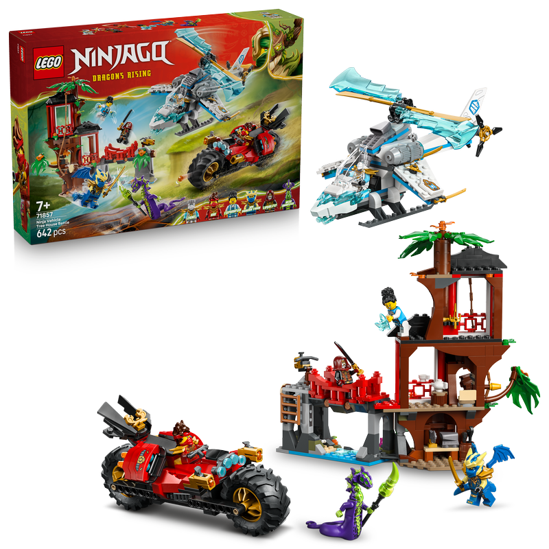 Lego® Ninjago® Ninja Vehicle Tree House Battle Toy Set 71857