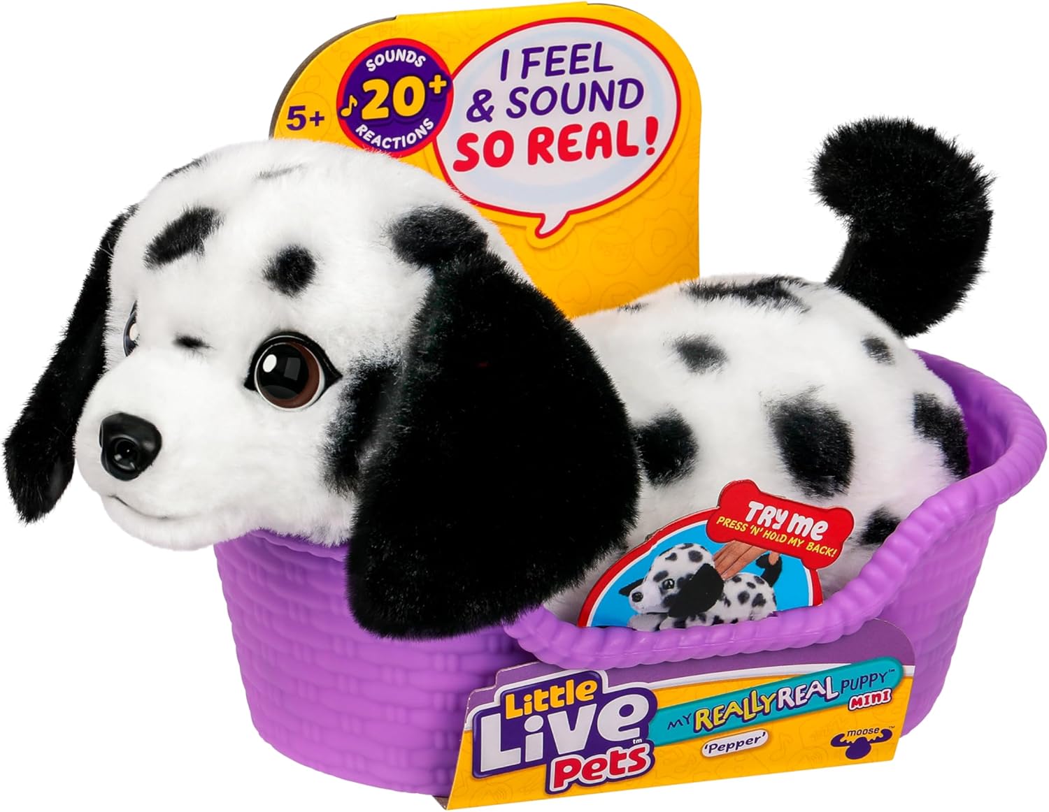 Little Live Pets: My Really Real Puppy Mini - Pepper The Dalmatian