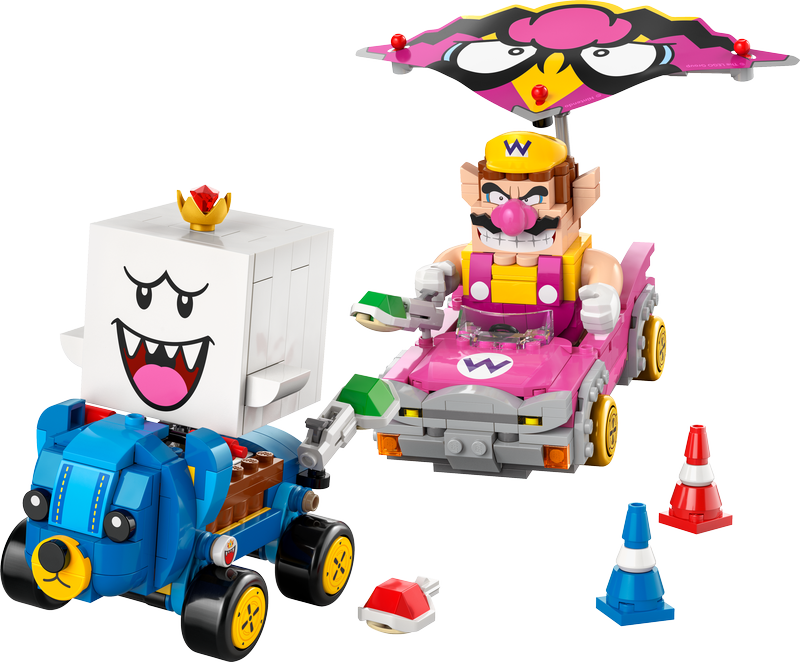 Lego® Super Mario™: Mario Kart™ – Wario & King Boo Figures And 2 Karts 72038