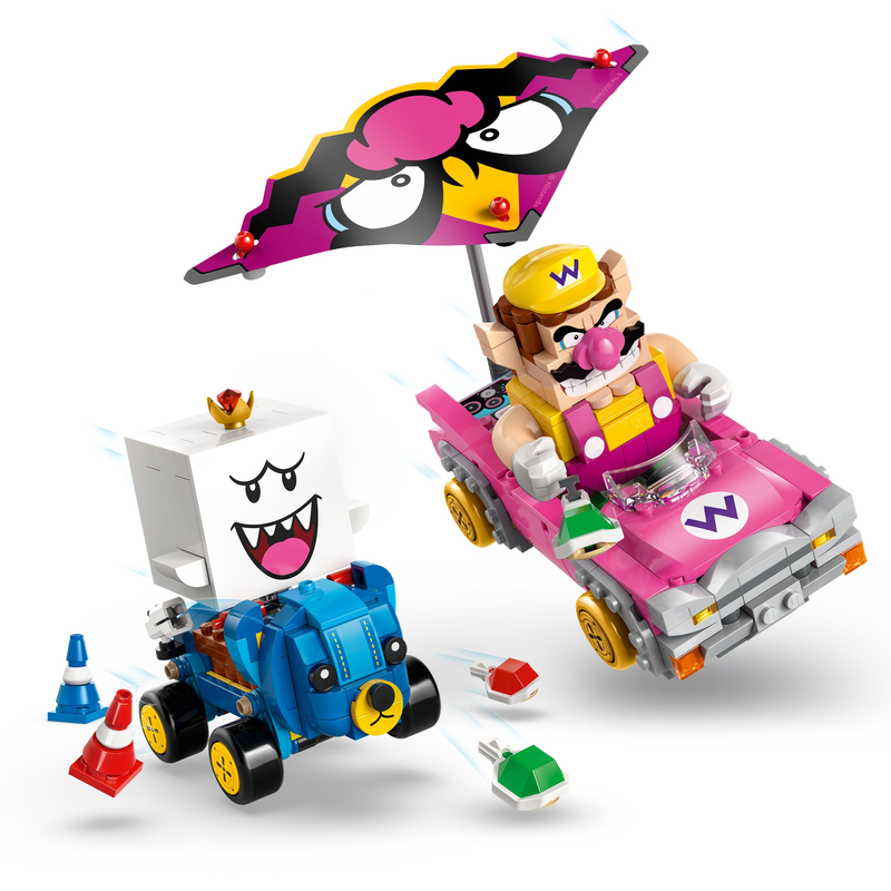 Lego® Super Mario™: Mario Kart™ – Wario & King Boo Figures And 2 Karts 72038