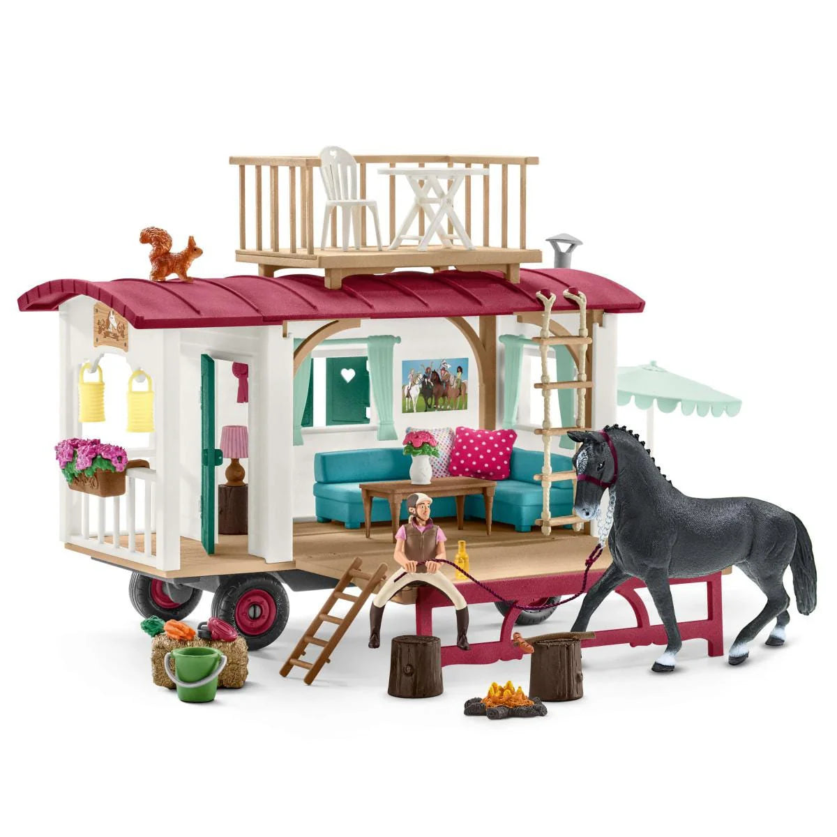 Schleich Horse Club Secret Training At The Caravan