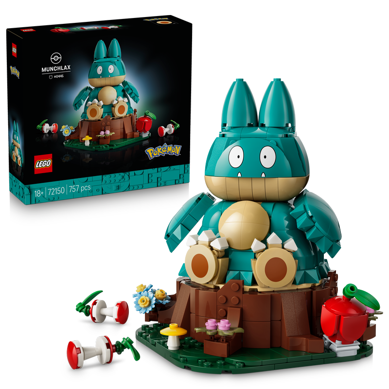 Lego Pokémon Munchlax Figure Building Set 72150