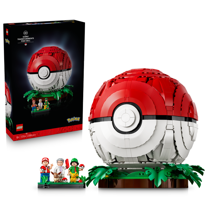 Lego Pokémon Iconic Trainer Moments Poké Ball 72154