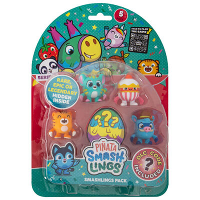 Pinata Smashlings 5- Pack Figures, Roblox Toys, Official Toy From Toikido