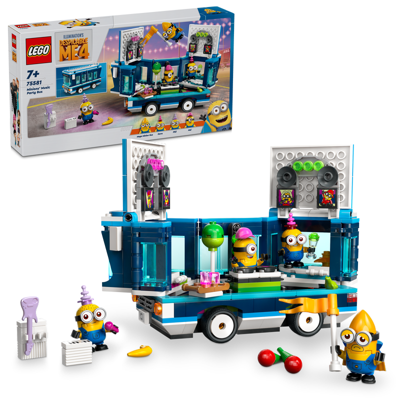 Lego Despicable Me 75581 Minions’ Music Party Bus Toy Set