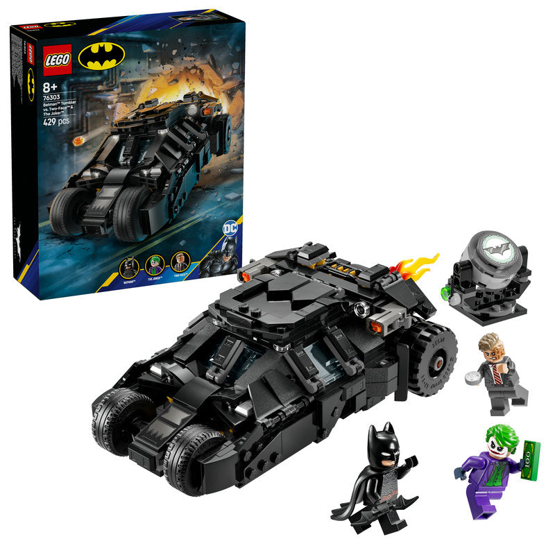 Lego® Dc Batman™: Batman Tumbler Vs. Two-Face™ & The Joker™ Toy Car 76303