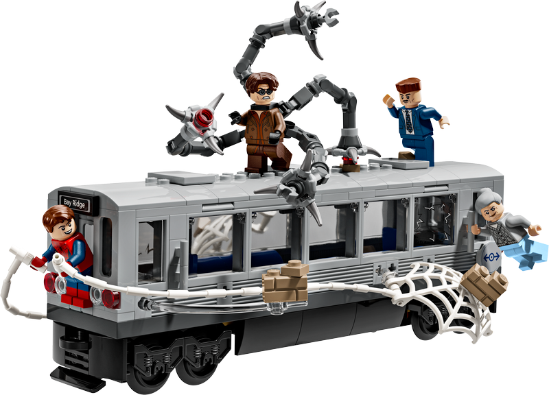 Lego® | Marvel Spider-Man Vs. Doc Ock Subway Train Scene Building Toy 76321