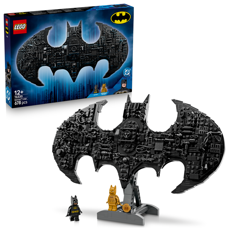Lego Dc Batman Logo Superhero Toy Building Set 76330