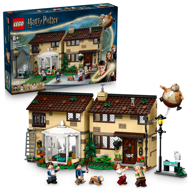 Lego® Harry Potter™ Privet Drive: Aunt Marge’s Visit, Buildable House 76451