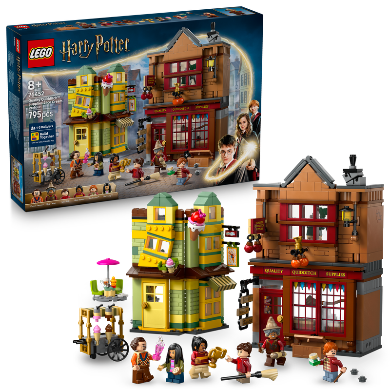 Lego Harry Potter Quality Quidditch Supplies & Ice Cream Parlour 76452