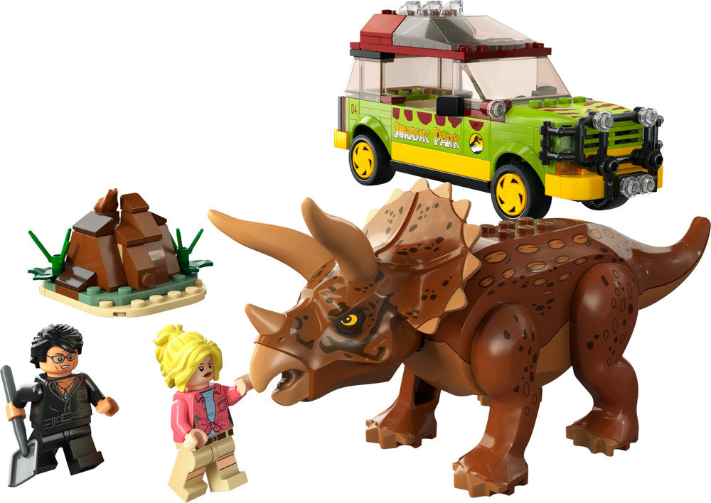 Lego Jurassic Park 76959 Triceratops Research Jurassic World Set With Car Toy