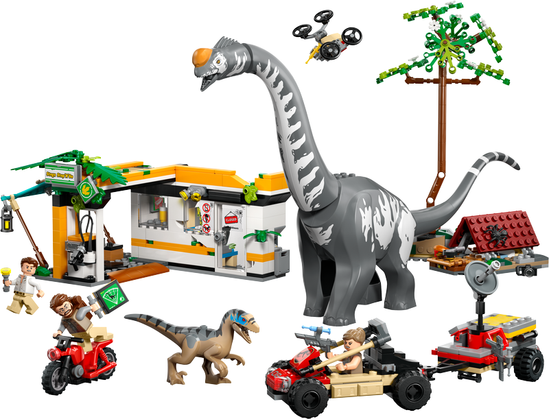 Lego® Jurassic World Raptor & Titanosaurus Tracking Mission Dinosaur Toy 76973
