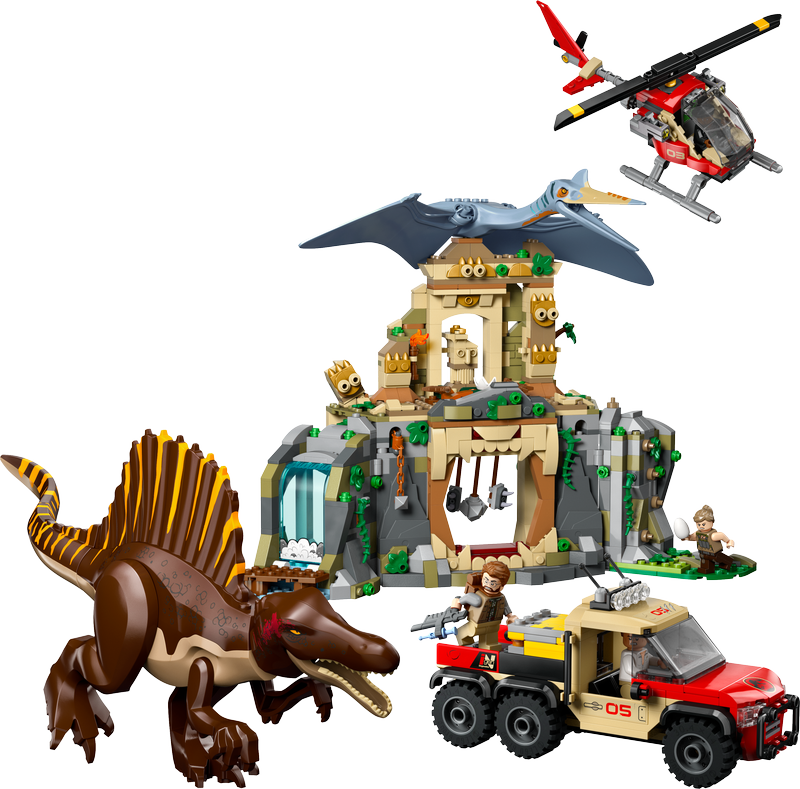 Lego Jurassic World Spinosaurus & Quetzalcoatlus Air Mission 76976