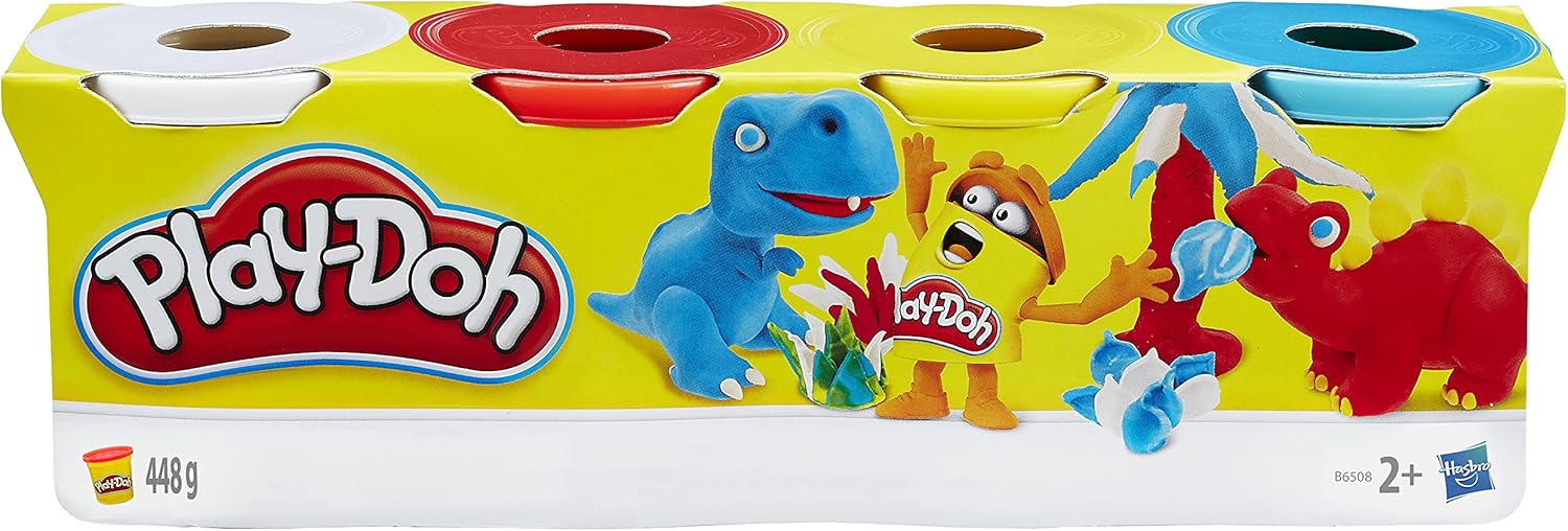 Play-Doh Modelling Compound 4-Pack Of 112 G Cans (Assorted Colours)