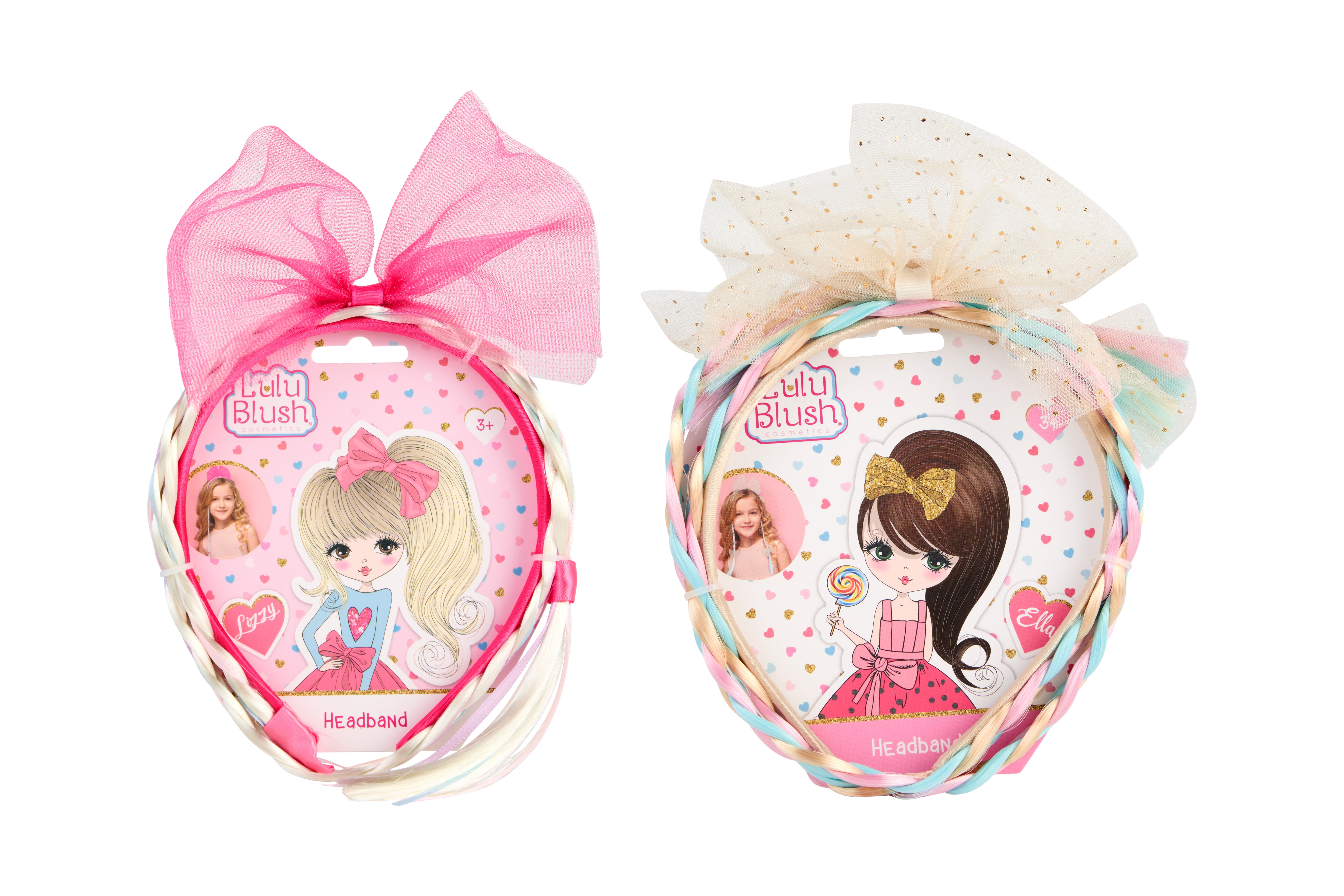 Lulu Blush Hairband With Braid