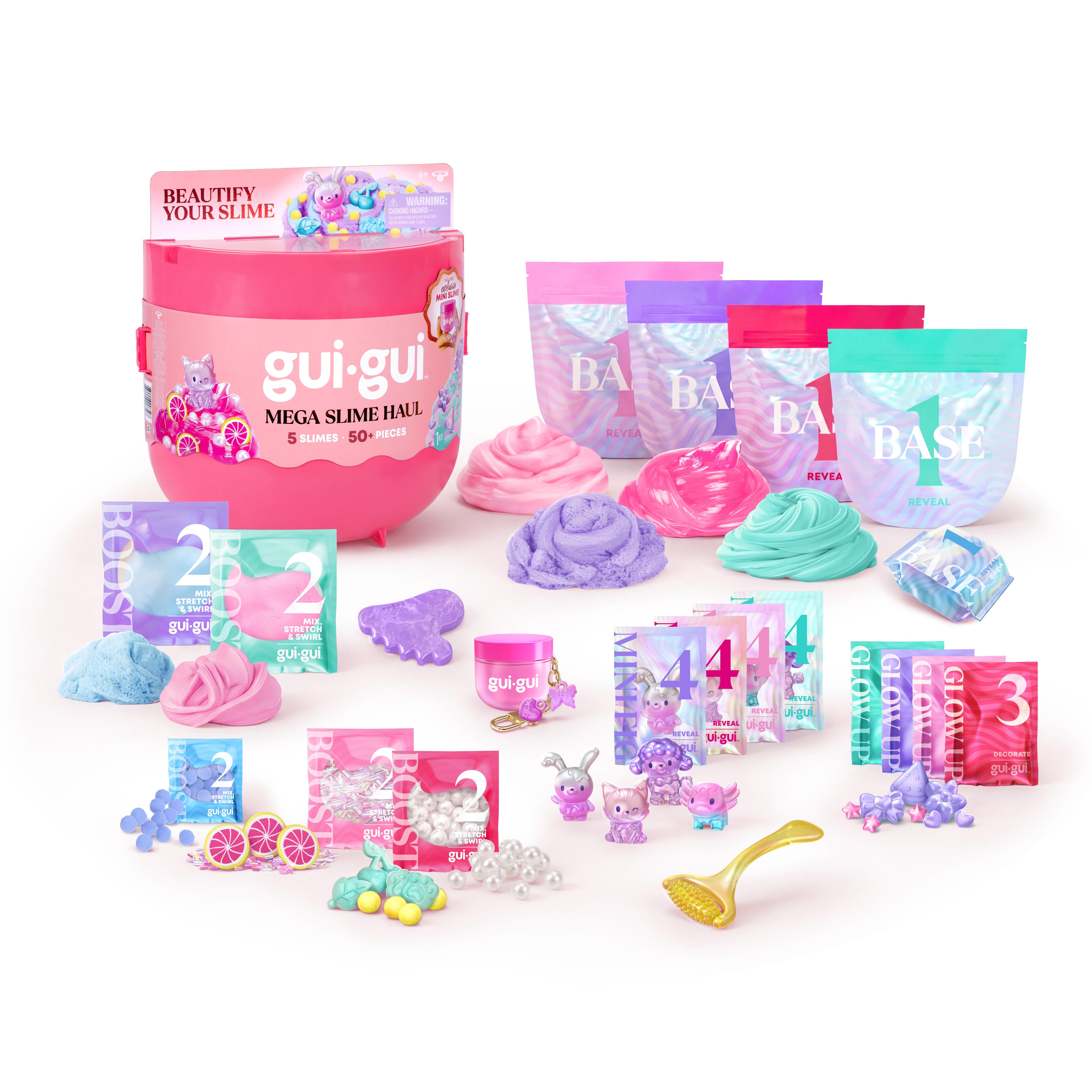 Gui Gui Fruity Glow Mega Slime Haul: Beautify Your Slime