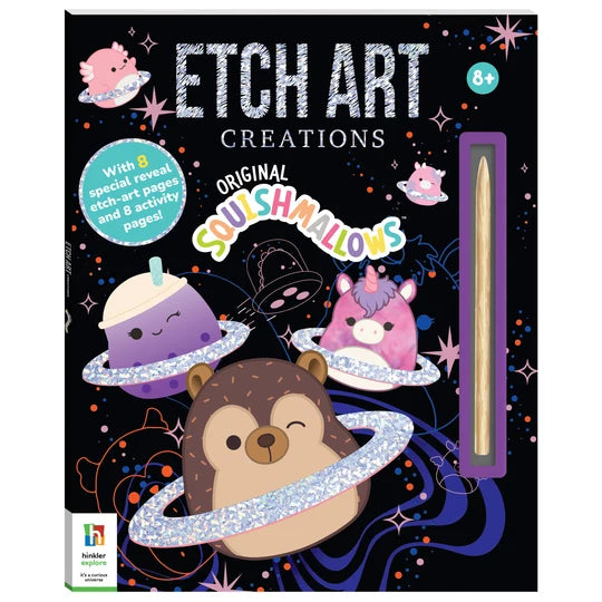 Original Squishmallows Scratch Art Creations Book