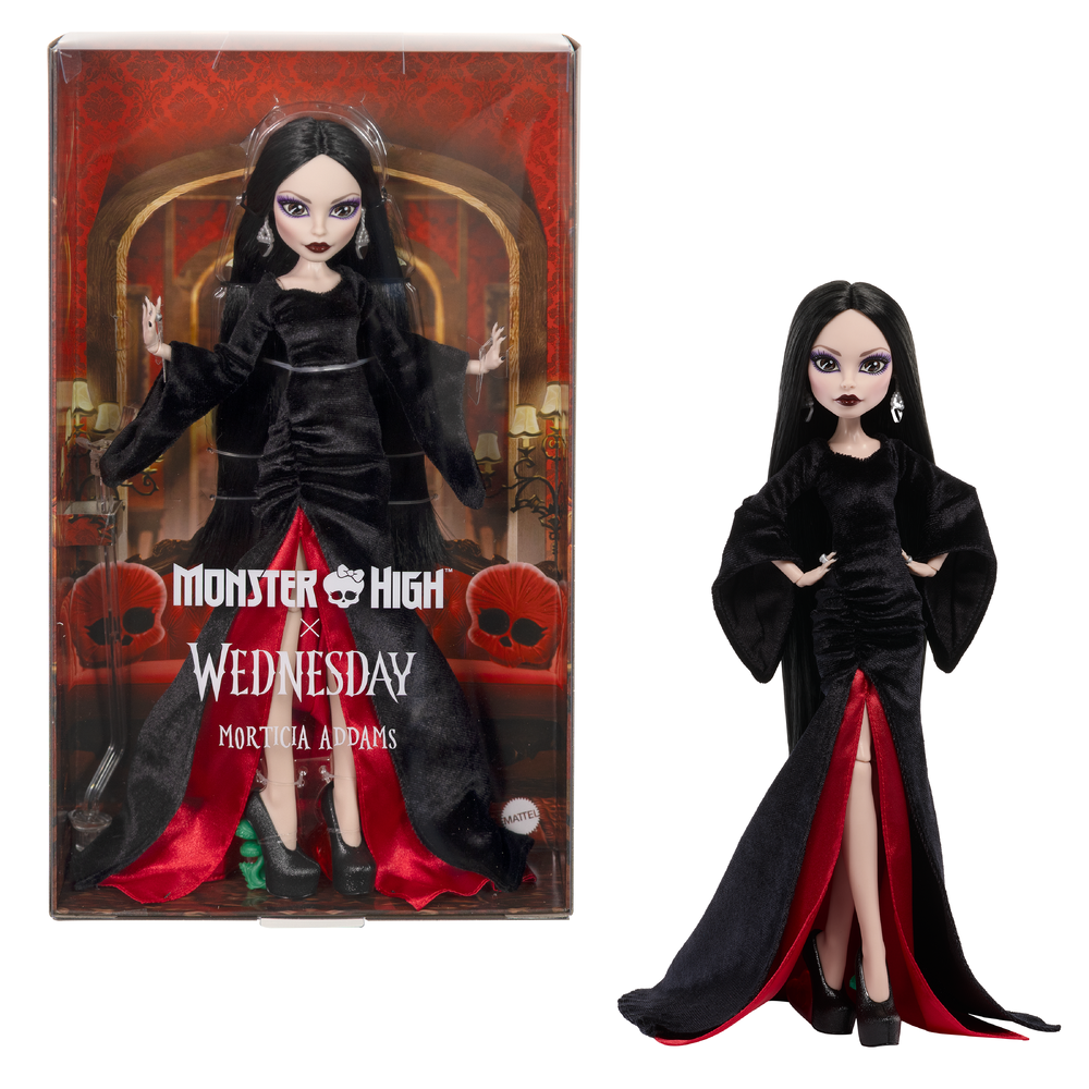 Monster High X Wednesday Morticia Addams Doll