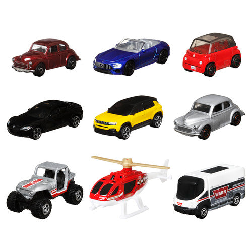 Matchbox 1:64 Scale Die-Cast Toy Cars Or Trucks, Set Of 9 Assortment