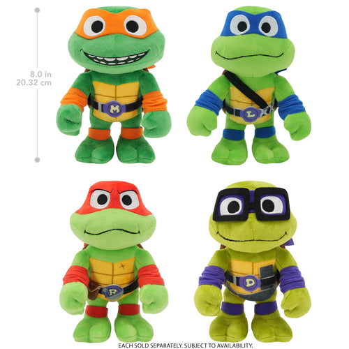 Teenage Mutant Ninja Turtles Mutant Mayhem 8-In Plush Assortment
