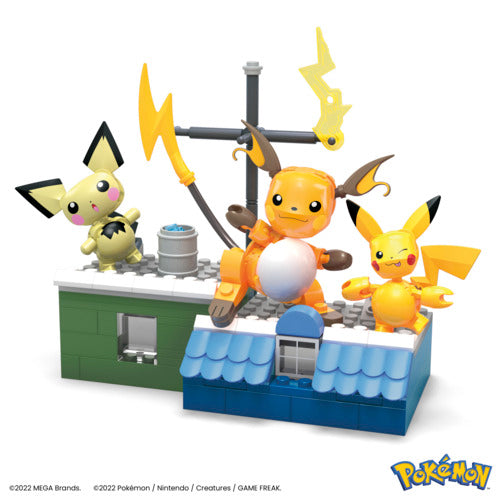 Mega Construx Pokemon Style Picachu Evolution Set