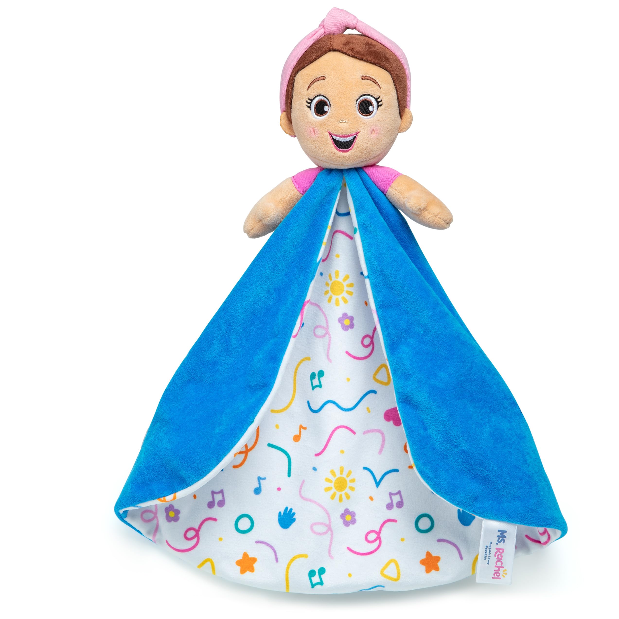 Ms. Rachel Huggable Lovey, Double Sided, Machine Washable Security Blanket