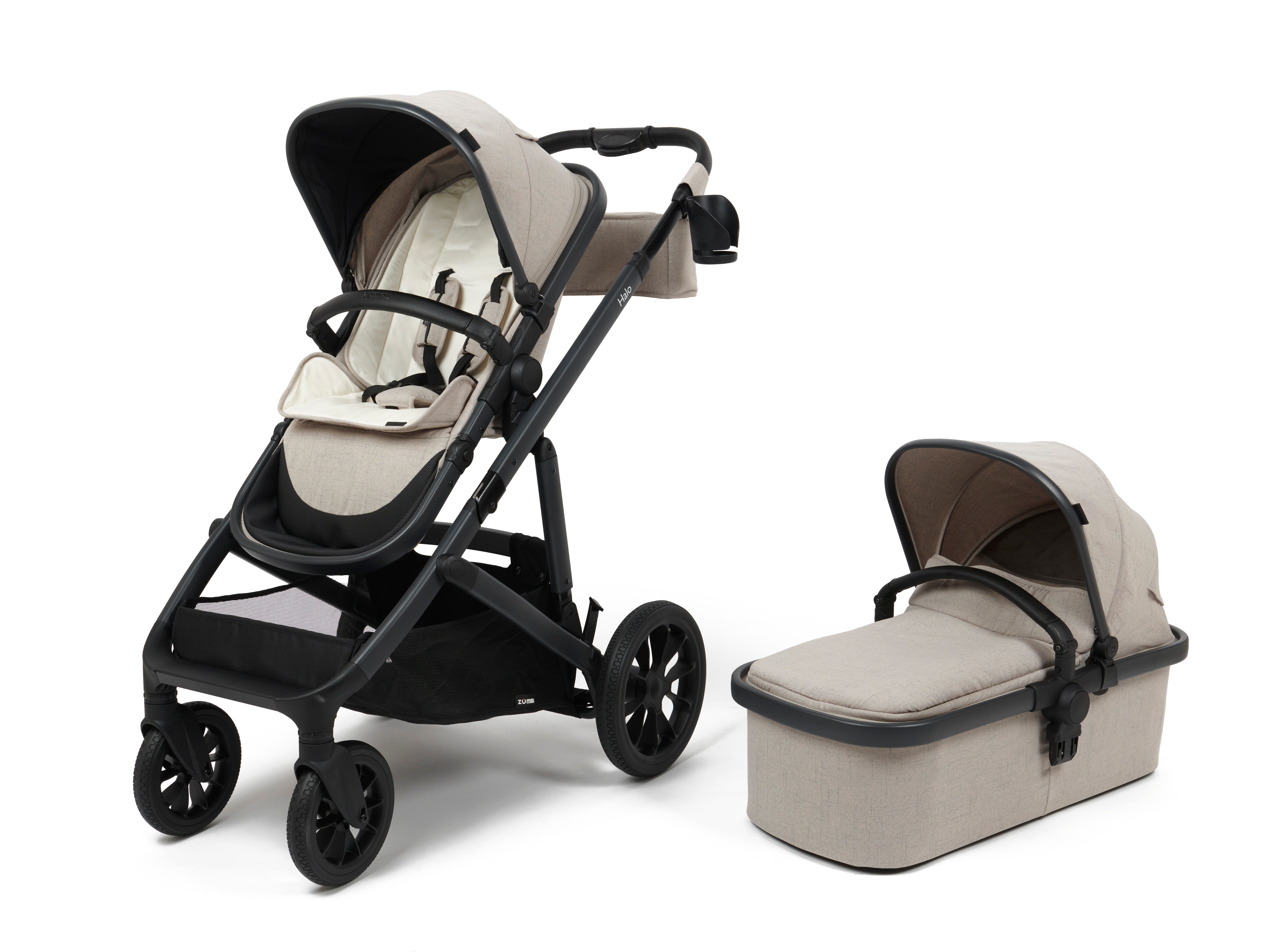 Zummi Halo Tandem Travel System - Meadow