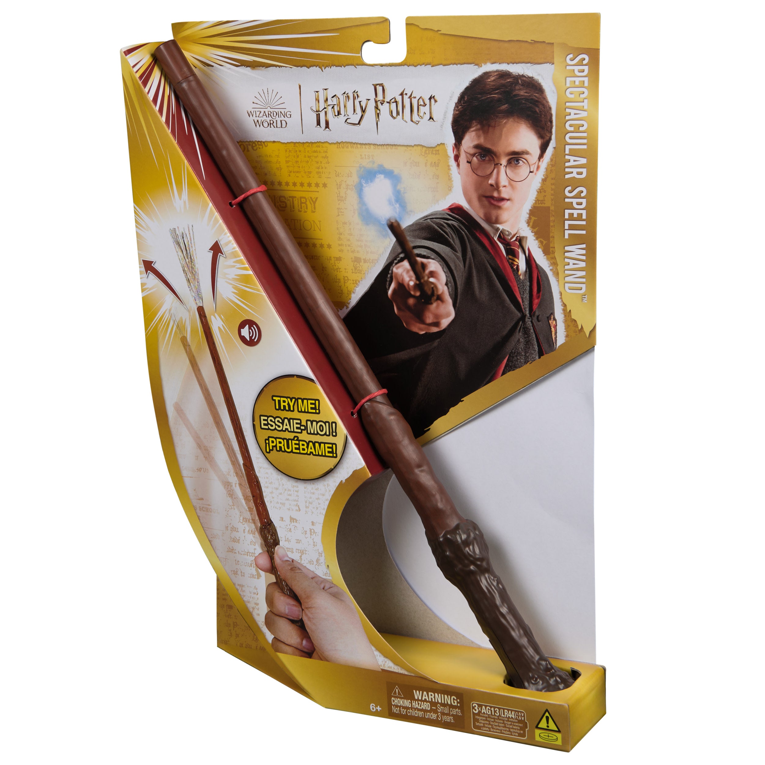 Wizarding World, Harry Potter 11-Inch Spectacular Spell Magic Wand