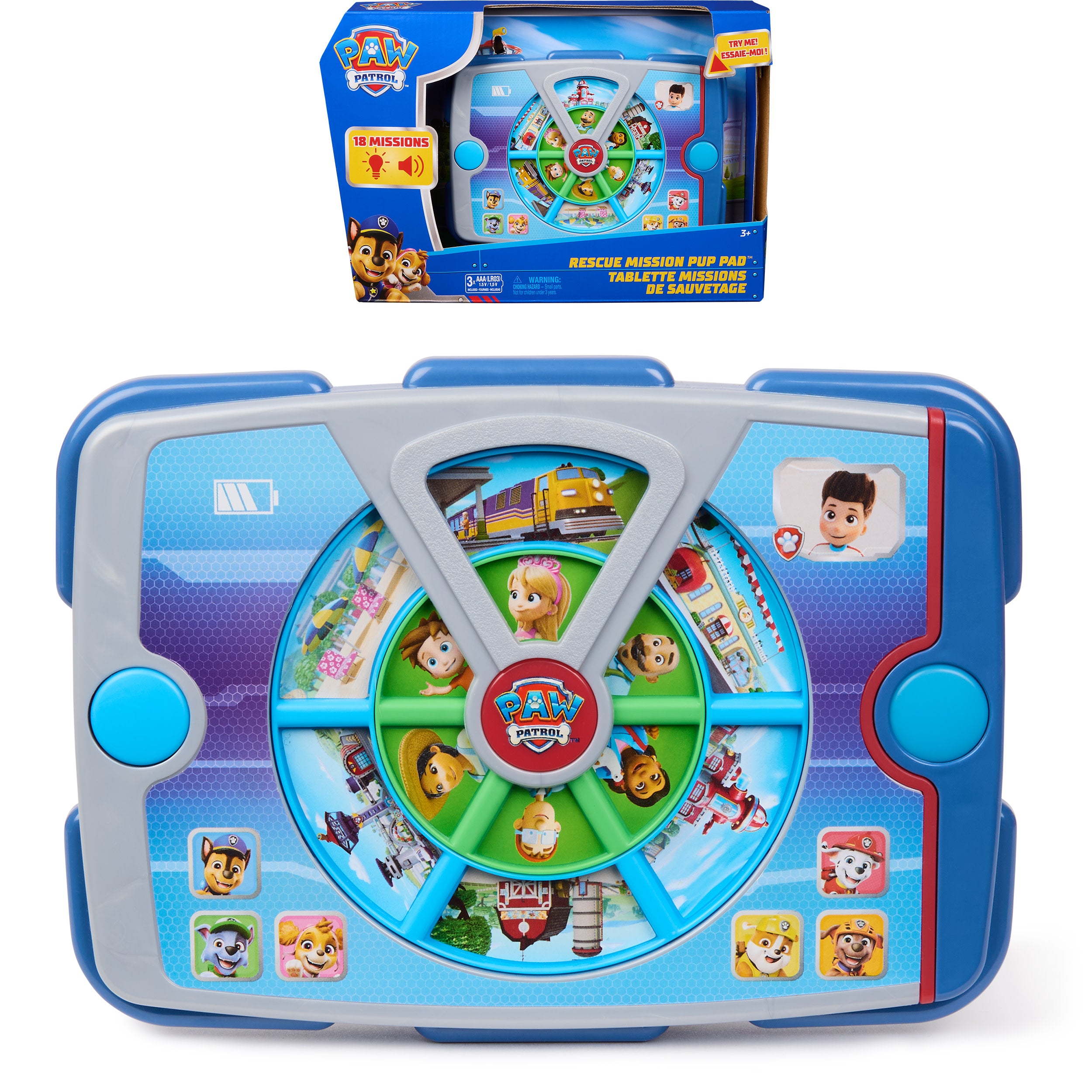 Paw Patrol Academy Rescue Mission Pup Pad, Interactive Toy With Lights, Sounds And Music