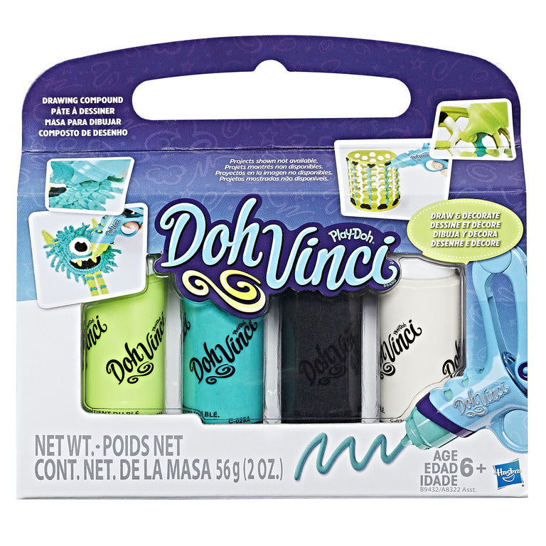 Dohvinci 4-Pack Of Drawing Compound Tubes Assortment