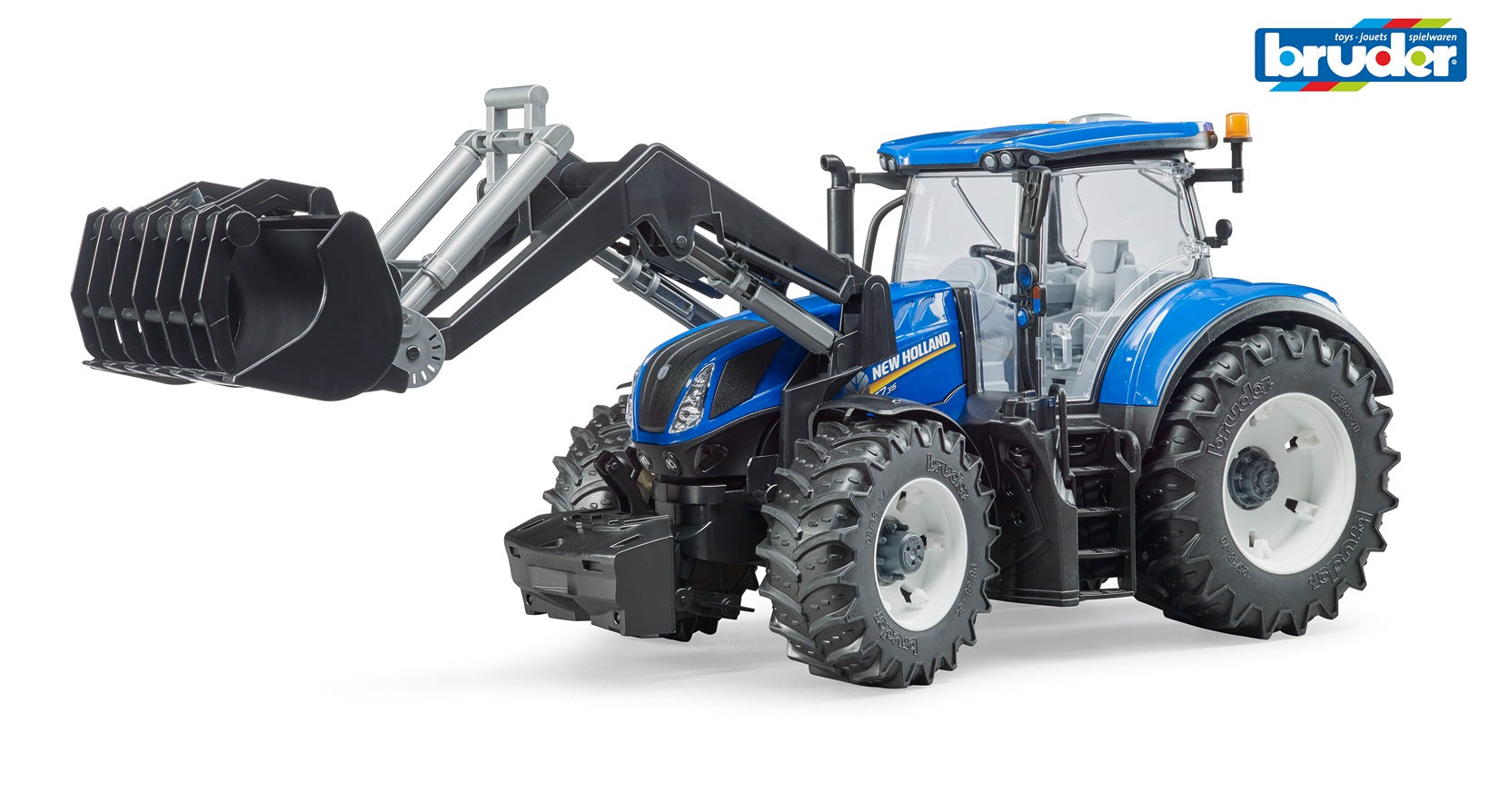 Bruder 1:16 New Holland T7.315 Tractor With Front Loader