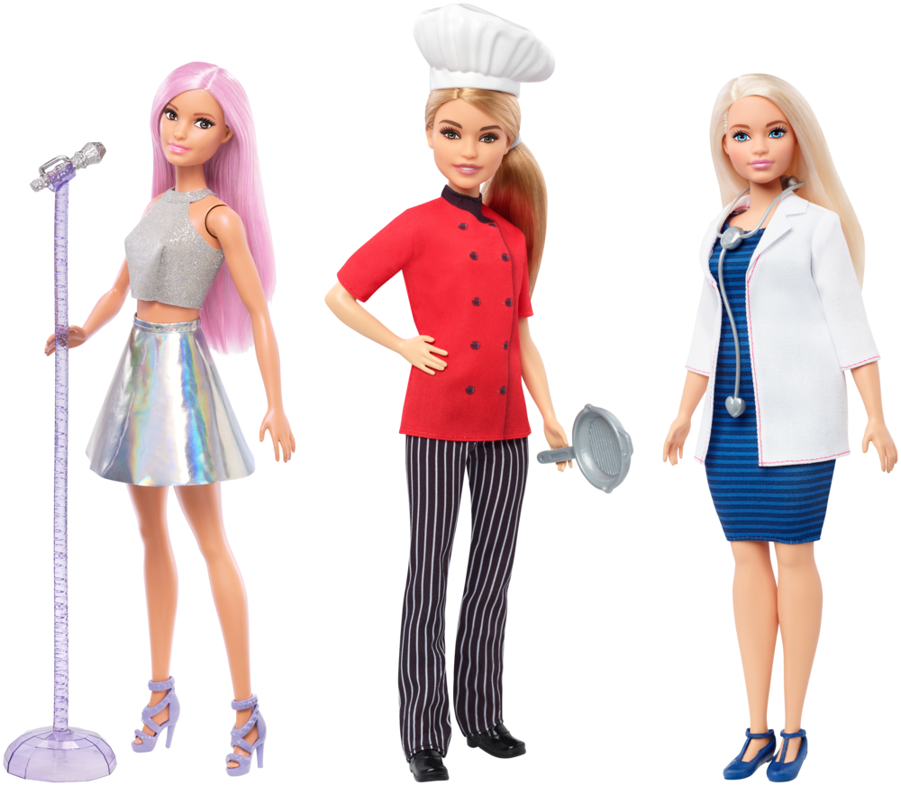 Barbie Career Doll & Accessories Wearing Professional Outfits (Styles May Vary)