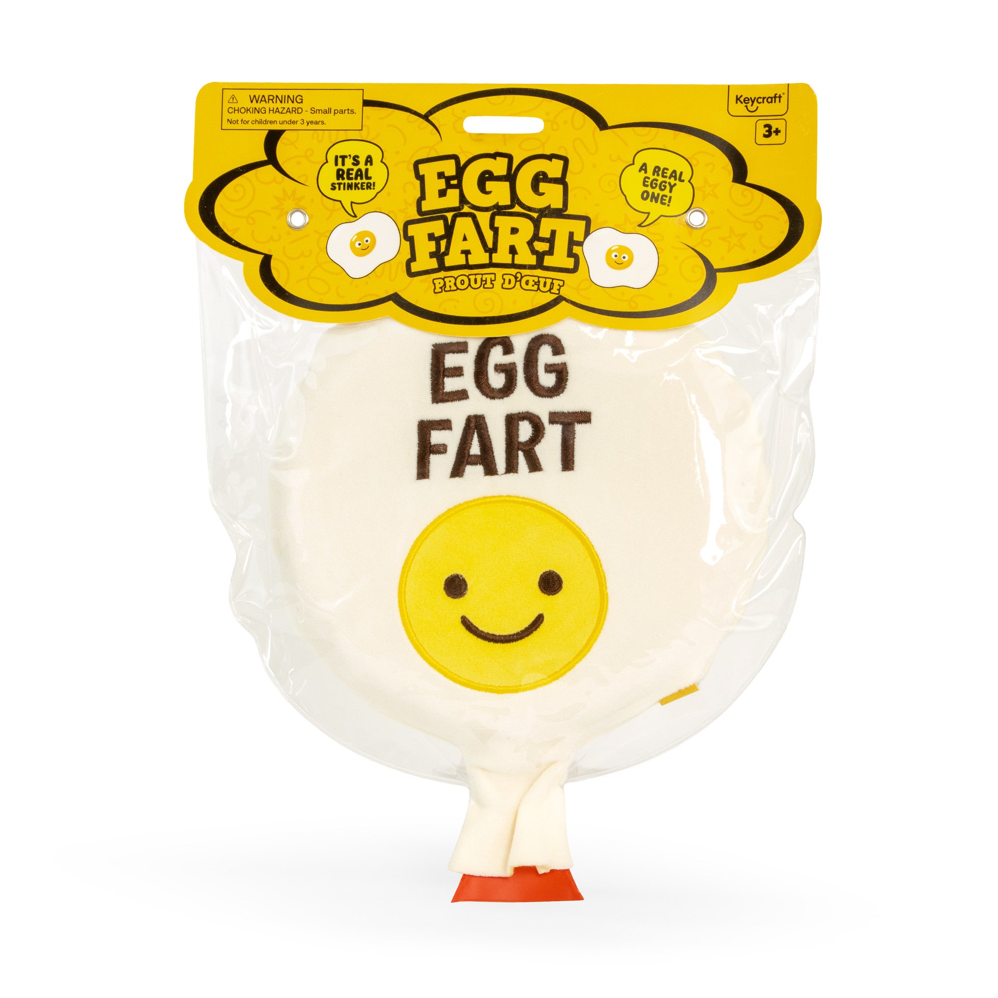 Egg Fart Whoopee Cushion With Soft Plush Cover
