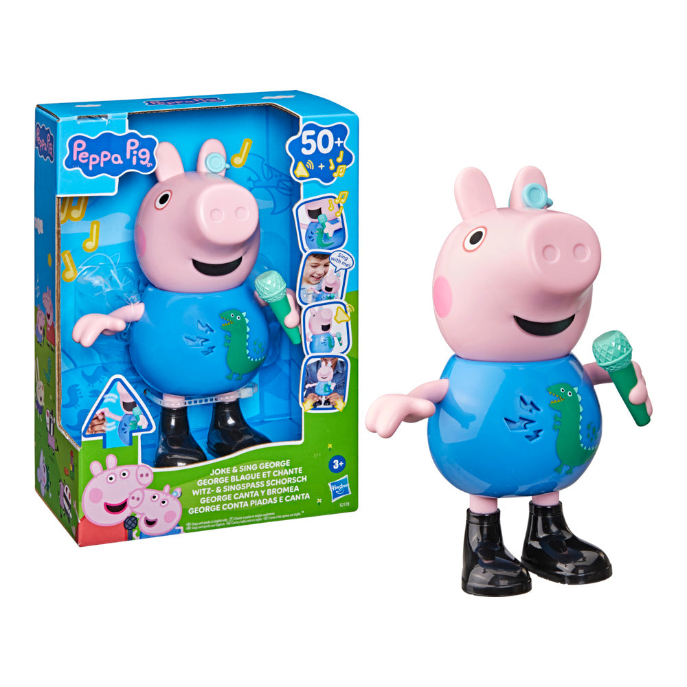Peppa Pig Joke & Sing George 8-Inch Figure