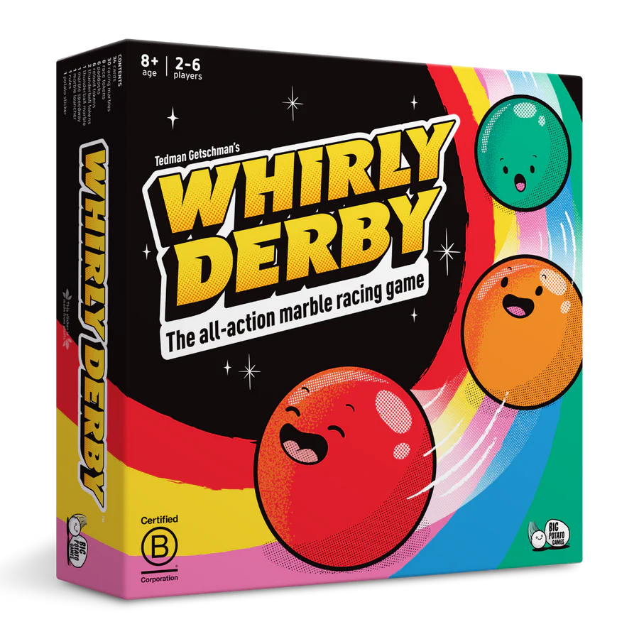 Whirly Derby The All Action Marble Racing Game