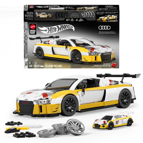 Mattel Brick Shop Hot Wheels '15 Audi R8