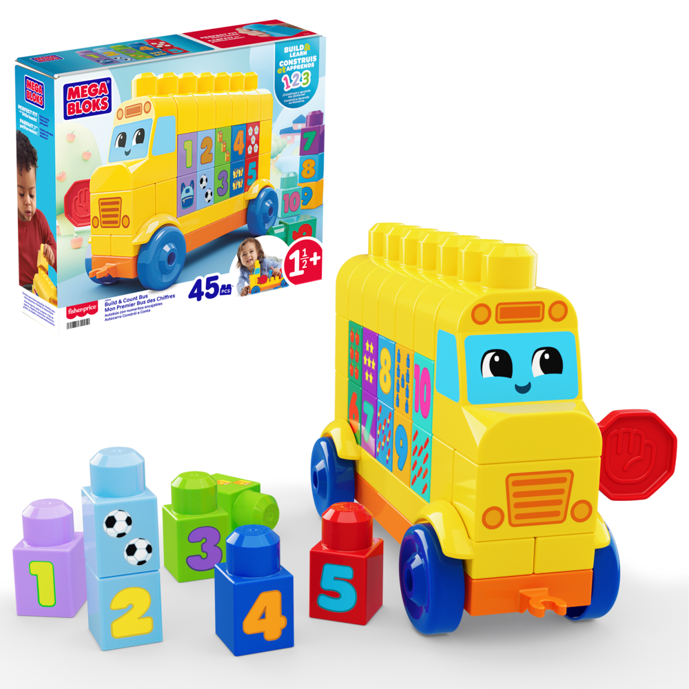 Mega Bloks Build & Count Bus