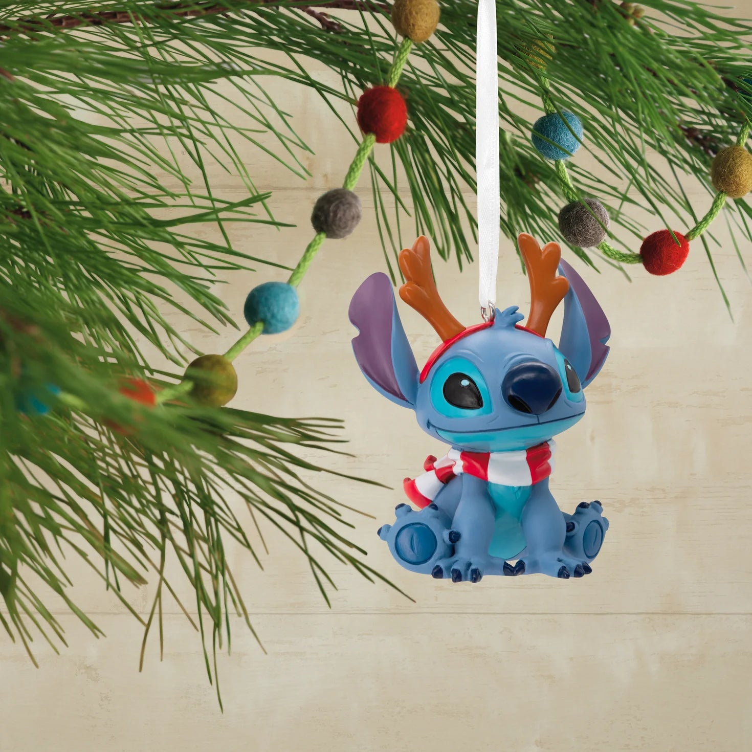 Hallmark Collectable Disney Lilo & Stitch Christmas - Festive Stitch Ornament