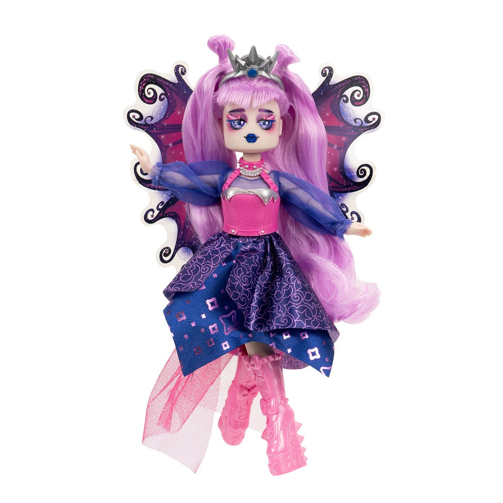 Royale High 9β Fashion Doll - Avrilla The Dark Fairy, Wave 1, Series 1 - Fairy Journal, Comb, And Virtual Item Code Included - Ages 5+