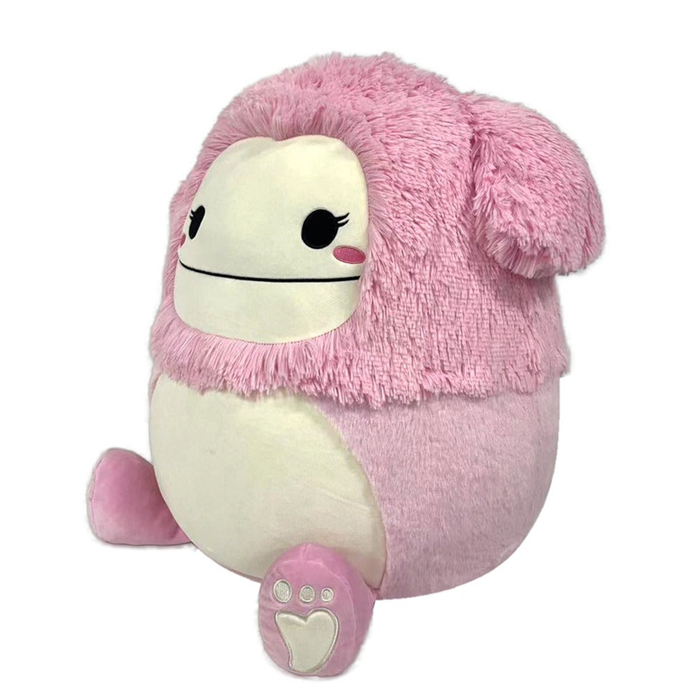 Original Squishmallows Fuzz-A-Mallows 20-Inch Brina The Pink Bigfoot