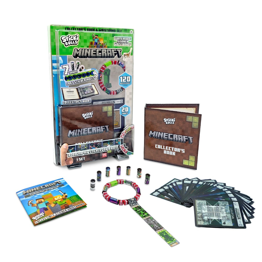 Sticki Rolls Minecraft Collectors Book