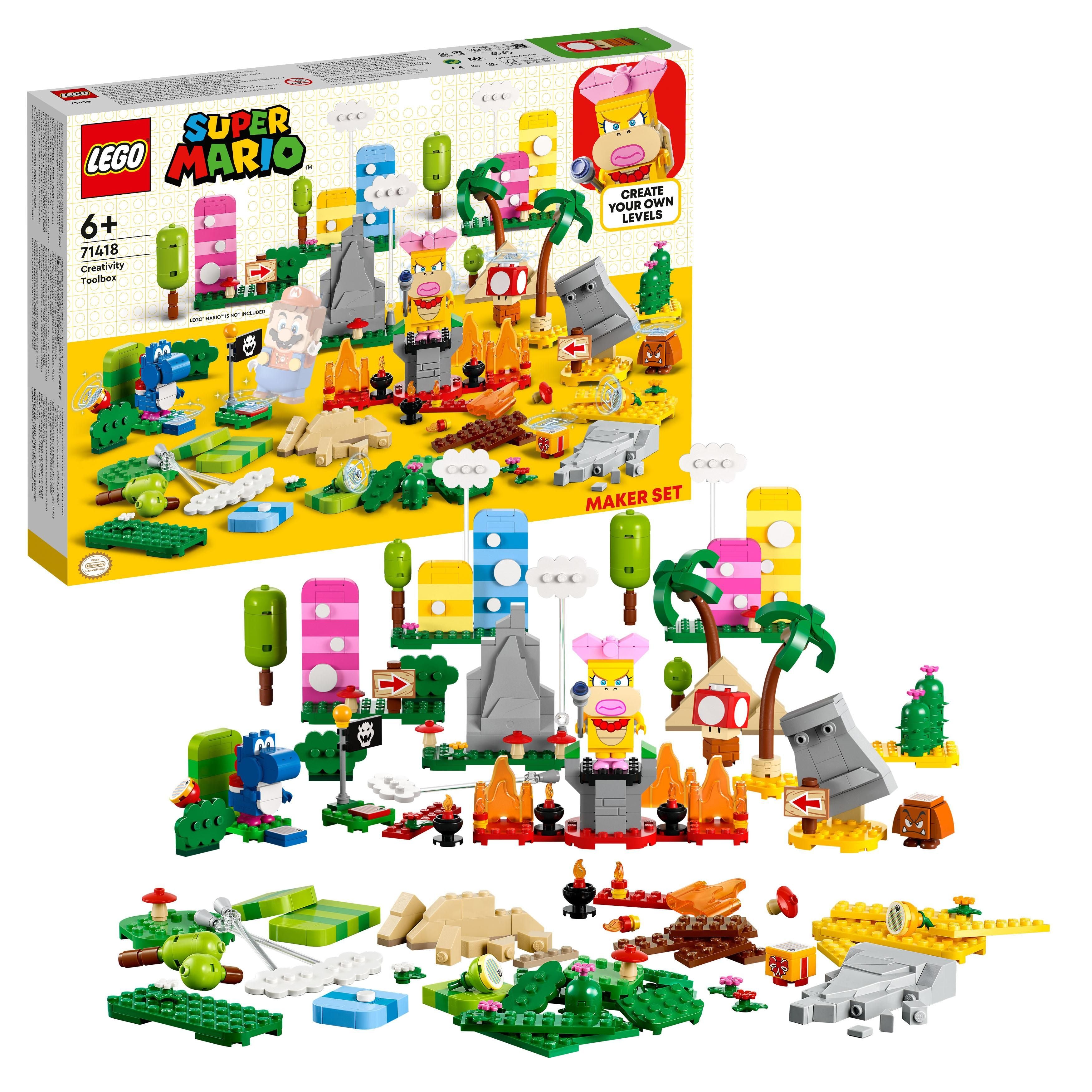 Lego® Super Mario™ Creativity Toolbox Maker Set Building Toy Set 71418