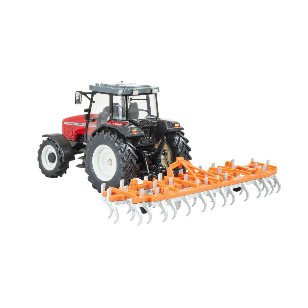 Britains - Massey Ferguson Heritage Tractor Playset ( With Fold Up Cultivator)