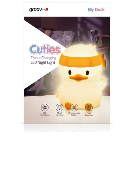 Groov-E Colour Changing Kids Led Ella Duck Night Light