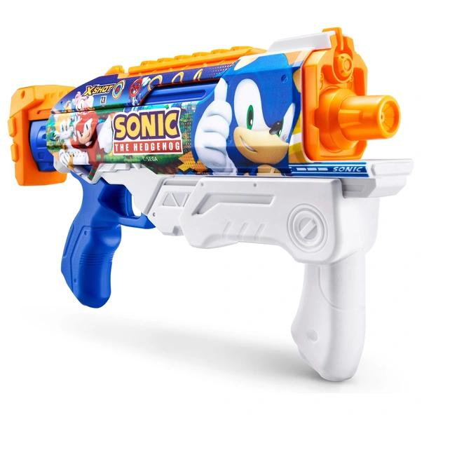 X-Shot Water Fast-Fill Skins Sonic The Hedgehog Hyperload Water Blaster