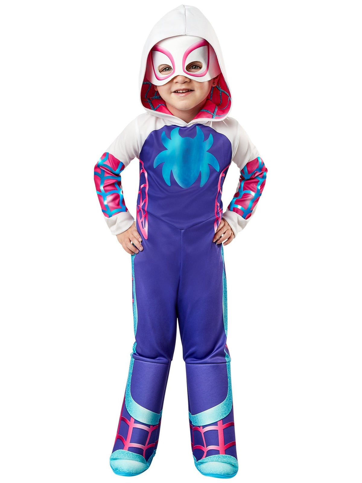 Spidey & Friends Ghost Spider Deluxe Costume 3-4 Years