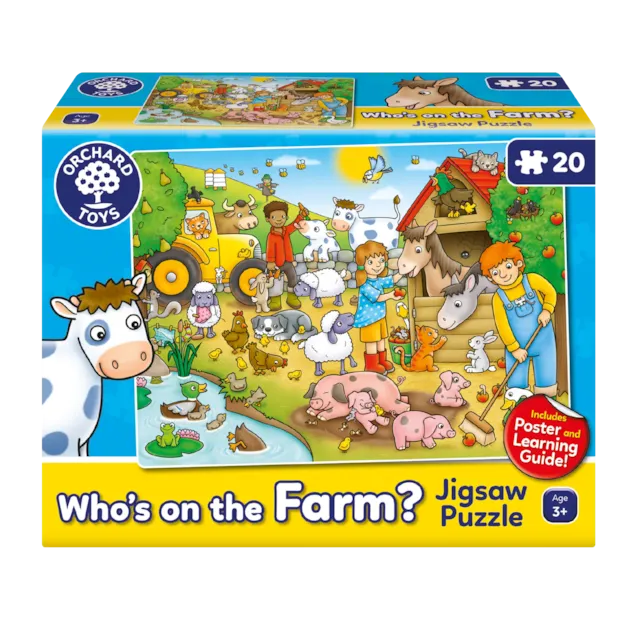 Orchard Toys Who's On The Farm? - Jigsaw