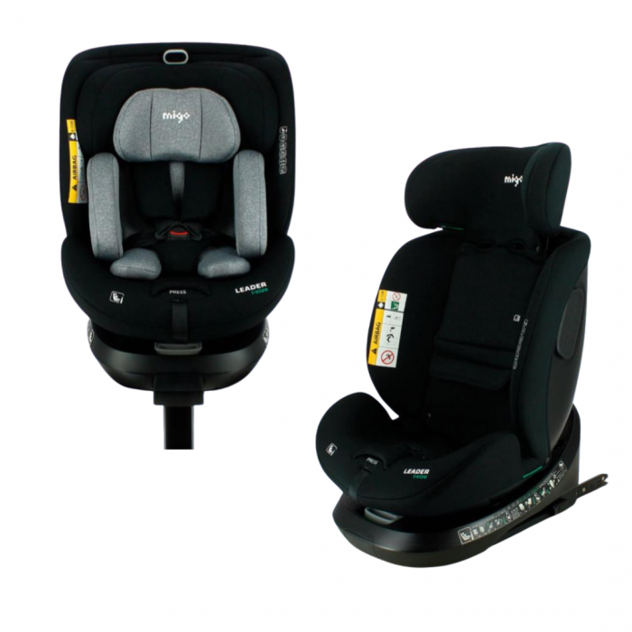 Migo Leader 360 Degrees Swivel I-Size Car Seat (40-150 Cm) – Isofix & Rotating