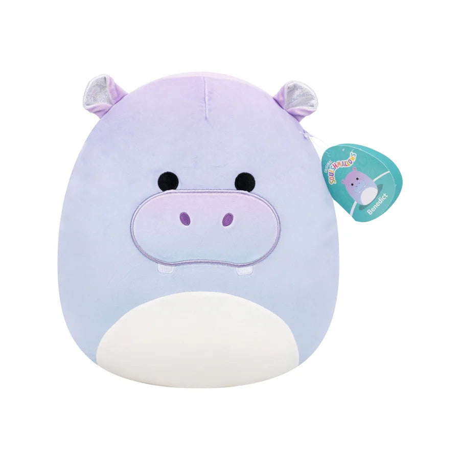 Squishmallows 12" Benedict The Blue Hippo