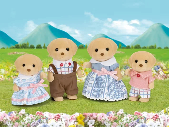 Sylvanian Famillies Yellow Labrador Family